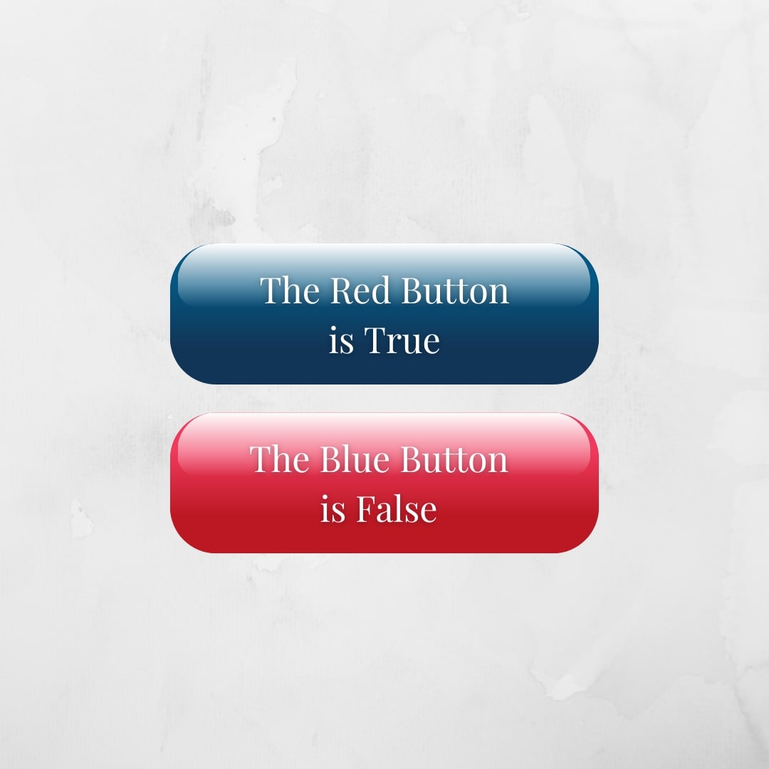 A paradox illustrated by buttons